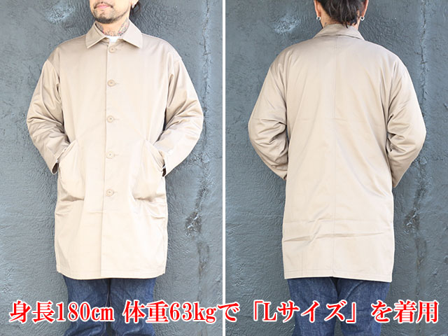 全2色【BLUCO/ブルコ】2024SS「Car Coat/カーコート」(141-34-001)(BWG 全2色【BLUCO/ブルコ】2024SS「Car Coat/カーコート」(141-34-001)(BWG