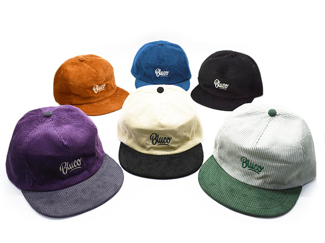 全6色【BLUCO/ブルコ】2023AW「Corduroy Cap/コーデュロイキャップ