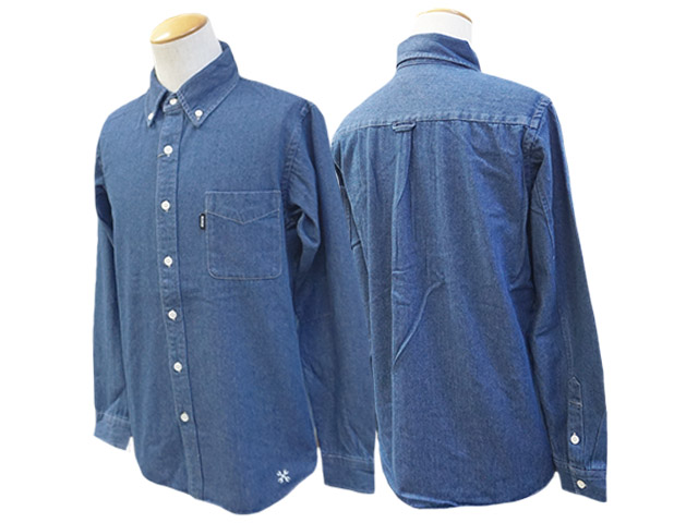 50% OFF)全3色【BLUCO/ブルコ】2024AW「8oz Denim B/D Shirts/8oz