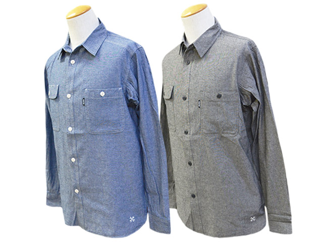 30% OFF)全2色【BLUCO/ブルコ】2025SS「Chambray L/S Work Shirts