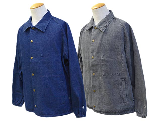 全2色【BLUCO/ブルコ】2025SS「12oz Denim Coach Jacket/12オンス