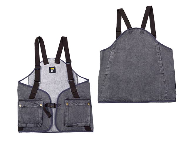 トップス BLUCO 12oz UTILITY VEST L. INDIGO Men's BLUCO 12oz Denim Utility Vest - L-Indigo Color