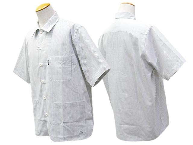 全4色【BLUCO/ブルコ】2025SS「Garage S/S Stripe Work Shirts