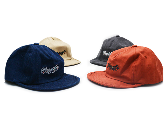 全4色【BLUCO/ブルコ】2025SS「5 Panel Denim Stash Cap”KICKY