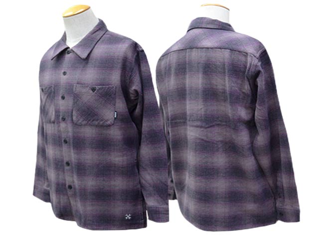 全3色【BLUCO/ブルコ】2025AW「Ombre Check Flannel Shirts/オンブレ