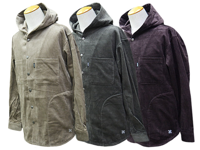 30% OFF)全3色【BLUCO/ブルコ】2025AW「Corduroy Hooded Shirts