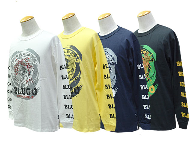 30% OFF)全4色【BLUCO/ブルコ】2025SS「Heavy Dry Cotton Print L/S