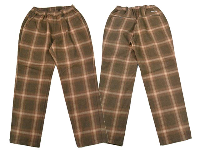 30% OFF)全2色【BLUCO/ブルコ】2025AW「Ombre Check Warm Easy Pants