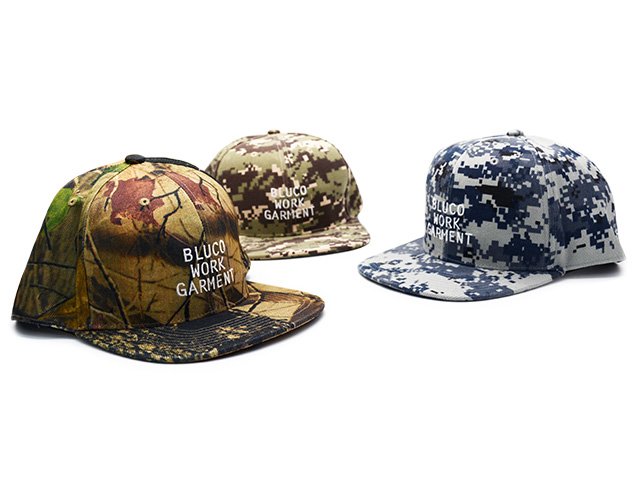30% OFF)全3色【BLUCO/ブルコ】2025SS「6 Panel Cap”Camo”/6パネル