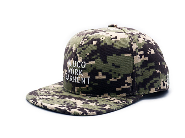 30% OFF)全3色【BLUCO/ブルコ】2025SS「6 Panel Cap”Camo”/6パネル