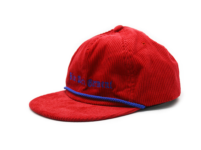 全4色【BLUCO/ブルコ】2025SS「Corduroy Cap”Rope”/コーデュロイ