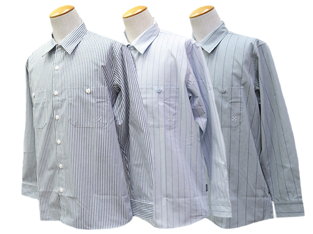全3色【BLUCO/ブルコ】2026SS「Standard L/S Work Shirt”Stripe