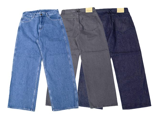 全3色【BLUCO/ブルコ】2026SS「Japan Denim Wide Pants/ジャパンデニム