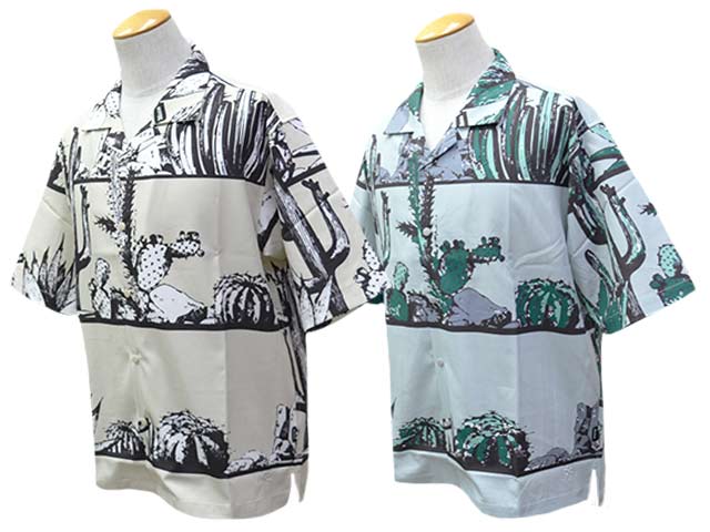 全2色【BLUCO/ブルコ】2026SS「Open Collar S/S Shirt”CACTUS