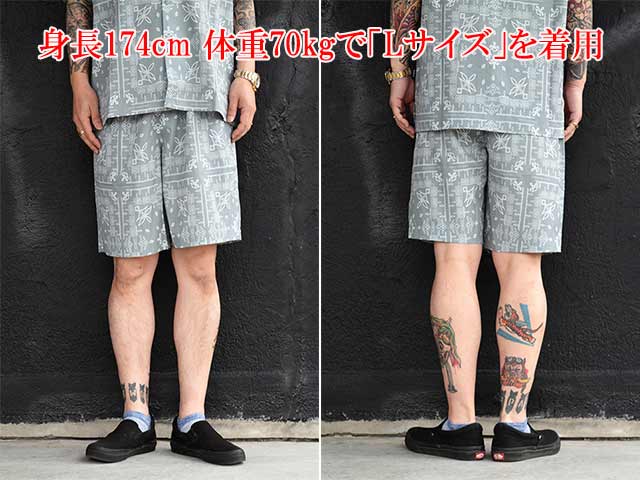 全2色【BLUCO/ブルコ】2026SS「Easy Shorts”BANDANA”/イージーショーツ