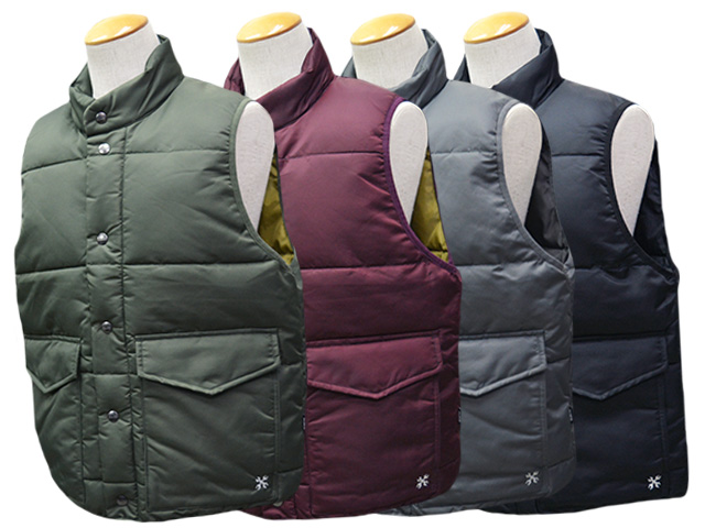 BLUCO ブルコ　ネイビー XLダウンベスト 60/40オリジナルファブリック BLUCO/ブルコ】2026AW「Heavy Nylon Padding Vest/ヘビーナイロン