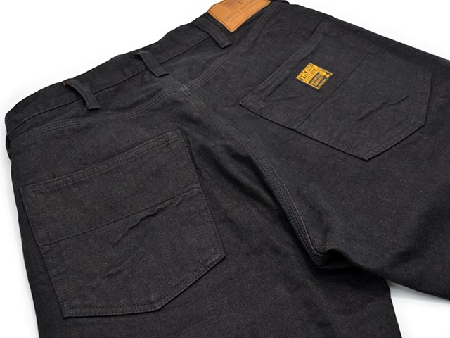 TROPHY CLOTHING ダブルニーデニムパンツ　ブラック TROPHY CLOTHING/トロフィークロージング】「Double Knee Narrow
