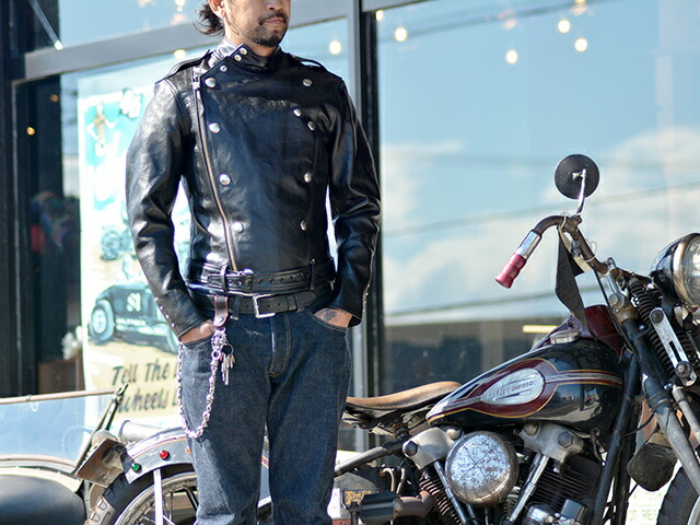 FREE WHEELERS/フリーホイーラーズ】「30-40's Motorcycle Jacket Double Breasted  Type”CENTINELA”LEATHER TOGS/”センチネラ”」(2211013) : 1931003-22aw : WOLF PACK  Yahooストア店 - 通販 - Yahoo!ショッピング