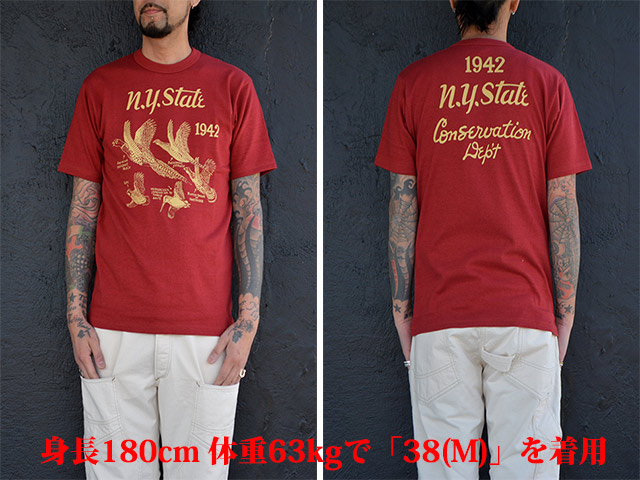 FREE WHEELERS/フリーホイーラーズ】2022SP「Short Sleeve Crew Neck