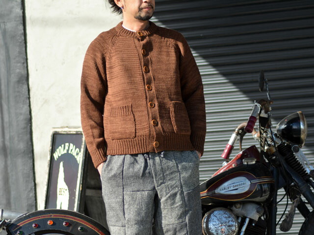 フリーホイーラーズ　ウールカーディガン 全2色【FREE WHEELERS/フリーホイーラーズ】2022FW「Knitting Wool