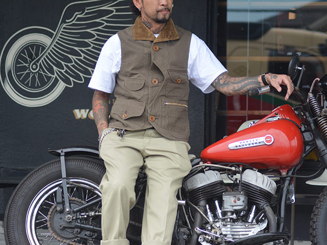 FREE WHEELERS/フリーホイーラーズ】2023SF「Sleeveless Coat FREE WHEELERS/フリーホイーラーズ】2023SF「Sleeveless Coat