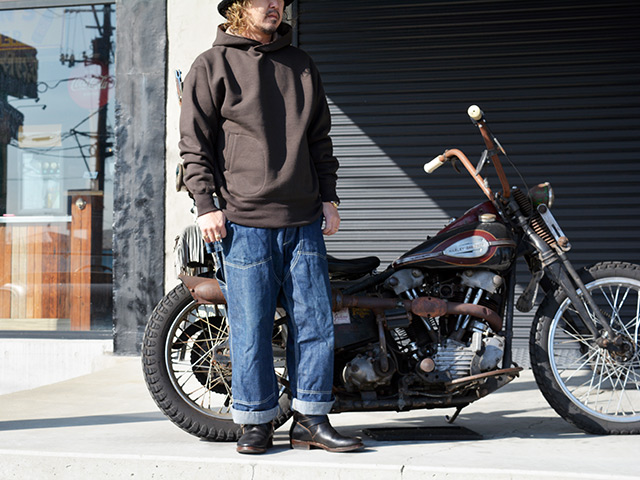 専用 freewheelers フリーホイーラーズ　ナチヘル　ハーレー FREE WHEELERS/フリーホイーラーズ】2025FW「ATHLETIC SWEAT HOODIE