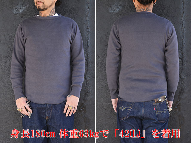 全2色【FREE WHEELERS/フリーホイーラーズ】2023FW「Crew Neck Type L