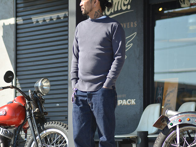全2色【FREE WHEELERS/フリーホイーラーズ】2023FW「Crew Neck Type L