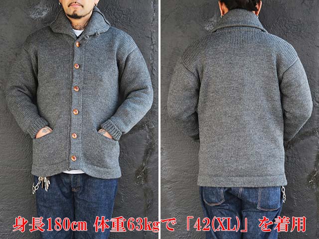 FREE WHEELERS/フリーホイーラーズ】2023FW「Sweater Coat”TURNED DOWN