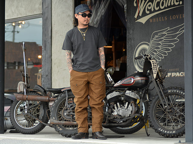 専用FREEWHEELERS フリーホイーラーズ トラウザーズW28 FREEWHEELERS(フリーホイーラーズ) No.2232006 アビエイター