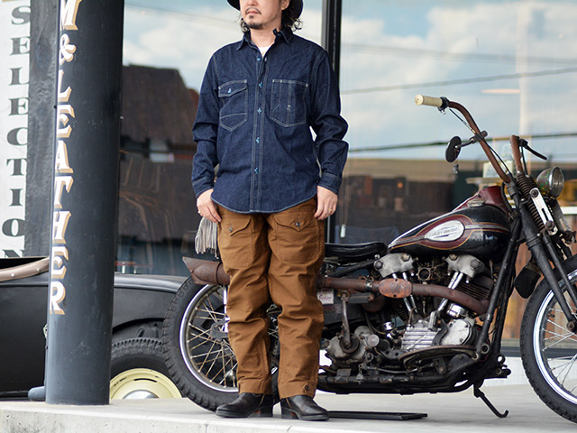 FREE WHEELERS/フリーホイーラーズ】2025SS「Mechanic Shirts”Blystone