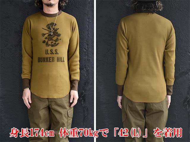 FREE WHEELERS/フリーホイーラーズ】2024FW「CREW NECK TYPE”U.S.NAVY