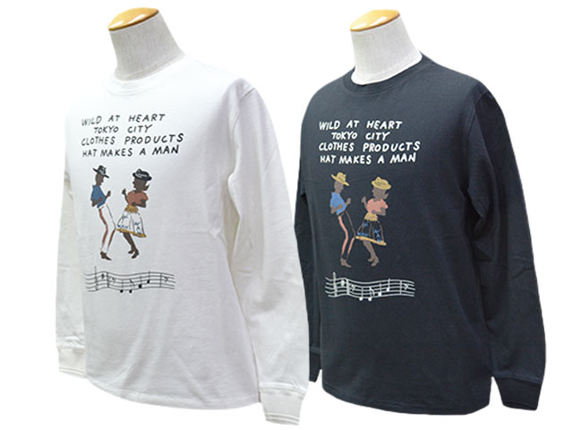 全2色【WILD AT HEART/ワイルドアットハート】2025AW「6.2oz Crew Neck