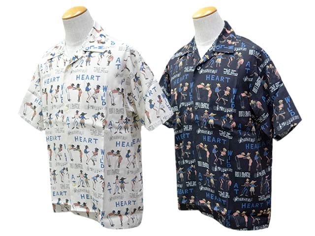S-7RATS スタッズ　レーヨン　シャツ　21ss 全2色【WILD AT HEART/ワイルドアットハート】2026SS「”SKA