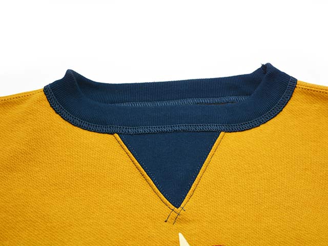 トップス RRL DOUBLE V SWEAT SHIRTS YELLOW LG RRL DOUBLE V SWEAT