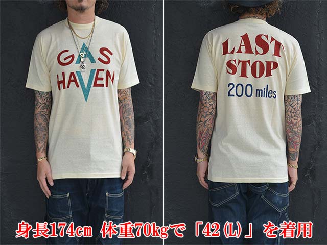 FREE WHEELERS/フリーホイーラーズ】2025FW「Set-In S/S Tee”GAS HAVEN