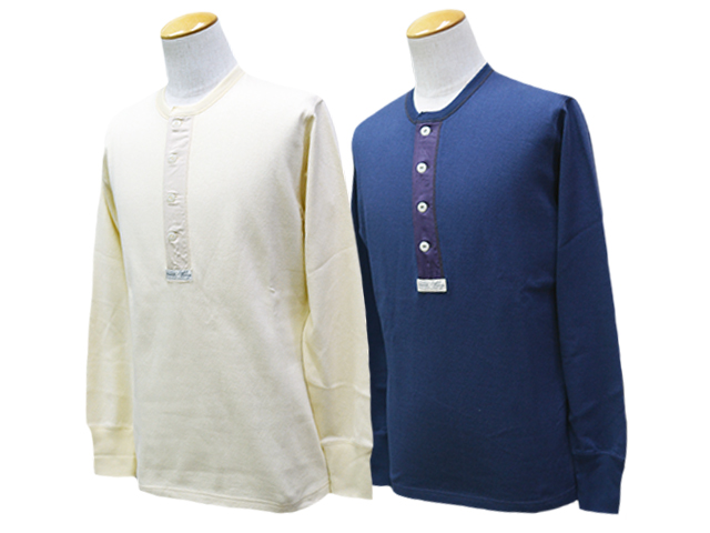 全2色【FREE WHEELERS/フリーホイーラーズ】2025FW「Henley Necked L/S