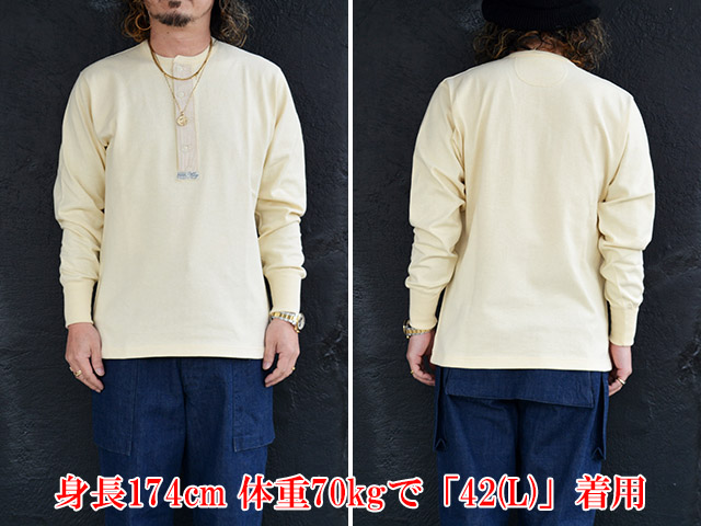 全2色【FREE WHEELERS/フリーホイーラーズ】2025FW「Henley Necked L/S