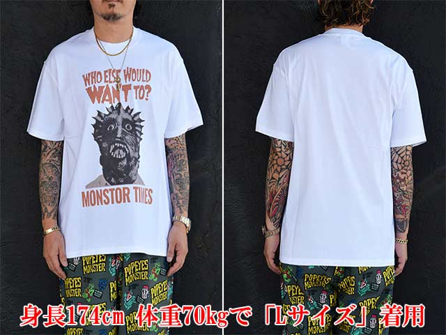 全2色【MONSTOR TIMES/モンストアタイムズ】2025SS「MONSTOR GREETING