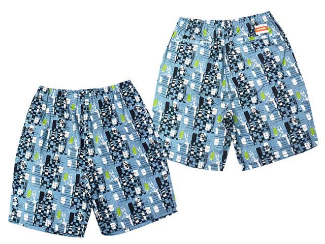 全2色【POP EYES/ポップアイズ】2026SS「Checkered Hell Drive Shorts