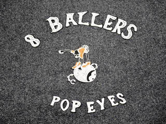 POP EYES/ポップアイズ】2025AW「8 Ballers Jacket/エイトボーラーズ