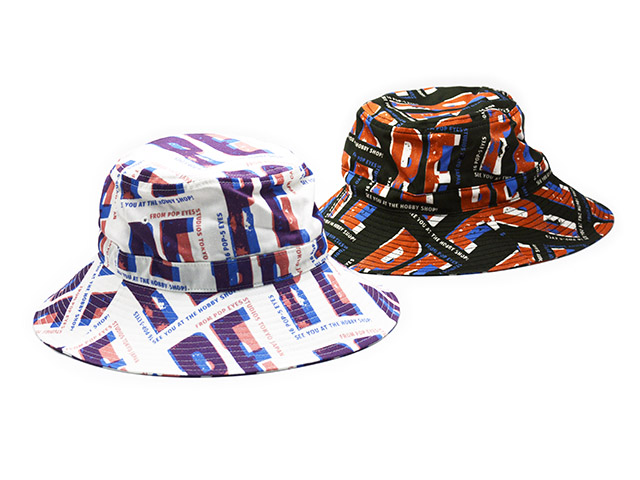 全2色【POP EYES/ポップアイズ】2026SS「PE Hobby Art BUCKET HAT/PE