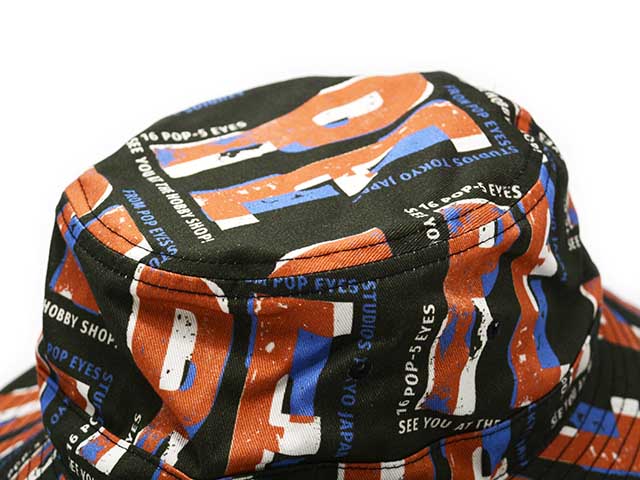 全2色【POP EYES/ポップアイズ】2026SS「PE Hobby Art BUCKET HAT/PE