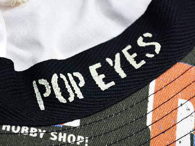 全2色【POP EYES/ポップアイズ】2026SS「PE Hobby Art BUCKET HAT/PE
