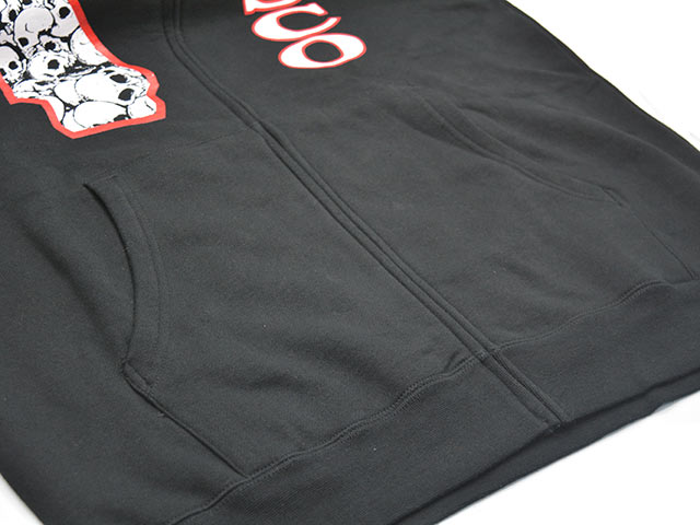415 CLOTHING/415クロージング】「Printed Zip Hoodie”SKULL&FRISCO