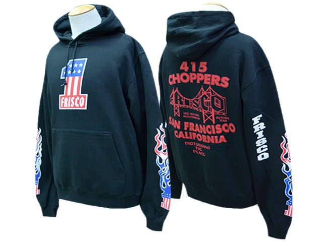全2色【415 CLOTHING/415クロージング】「Printed Pullover Hoodie