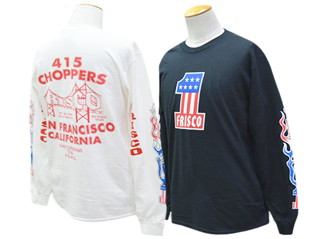全2色【415 CLOTHING/415クロージング】「Printed L/S Tee”FRISCO #1