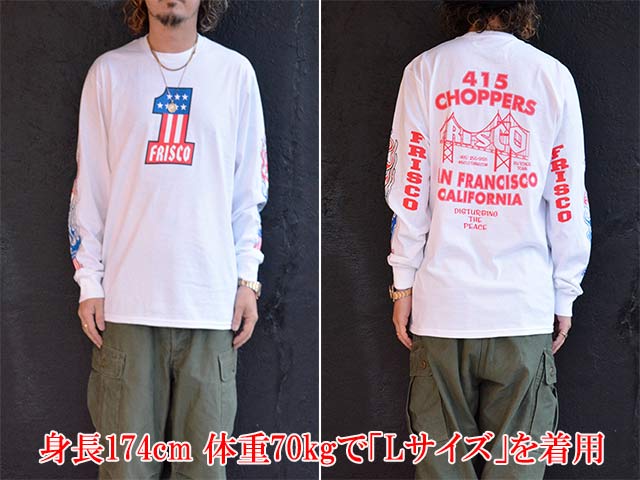 全2色【415 CLOTHING/415クロージング】「Printed L/S Tee”FRISCO #1