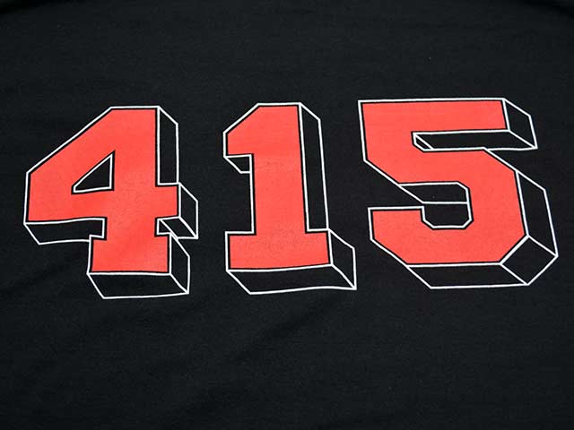 全3色【415 CLOTHING/415クロージング】「Printed S/S Tee”FRISCO 415