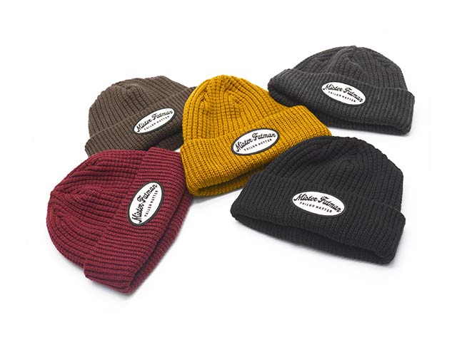 全5色【Mr.FATMAN/ミスターファットマン】2024AW「Wappen Waffle Knit